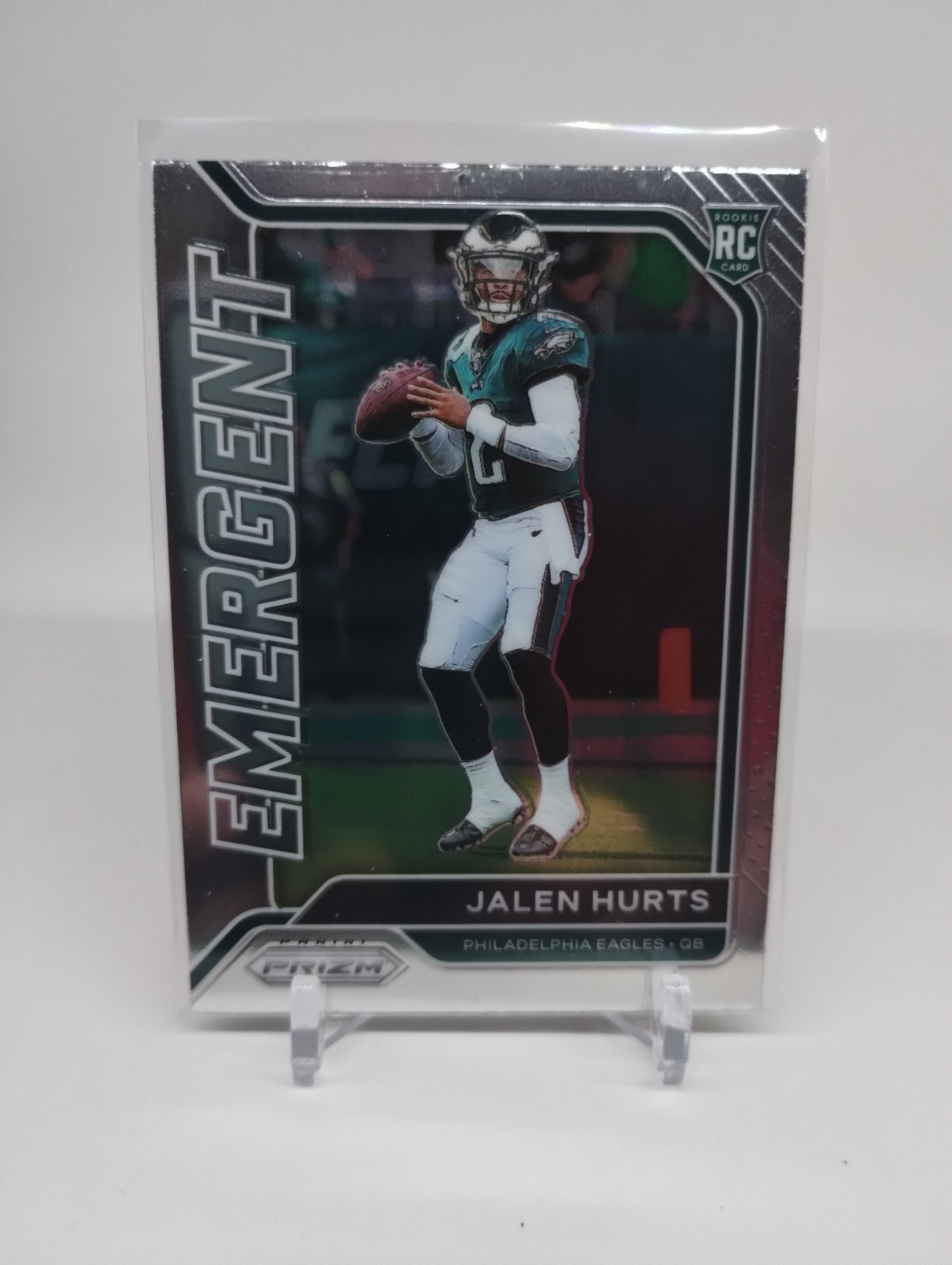 2020 Panini Prizm - Emergent Jalen Hurts #12 (RC) Philadelphia Eagles