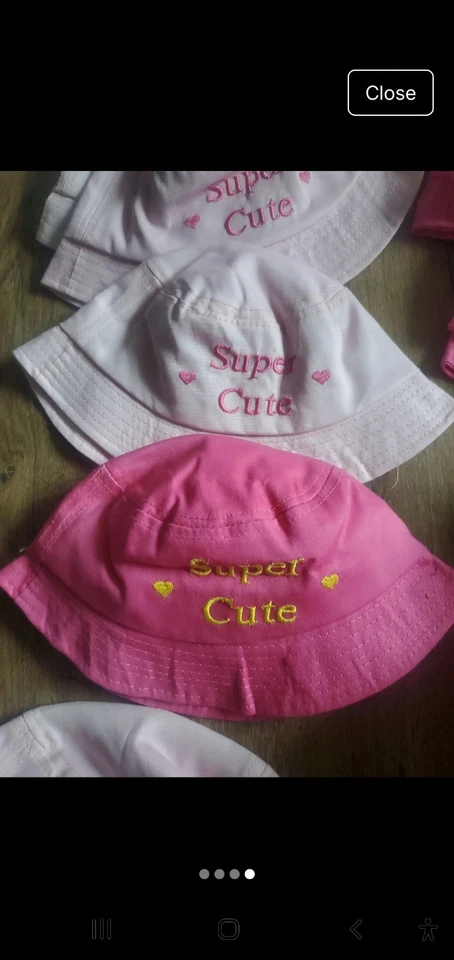 19 X Sombreros de Bebé Talla 50+ 52 Tan Lindos Nuevos Sin Etiquetas Ideal para Botas de Coche Etc Foto 4 de 4