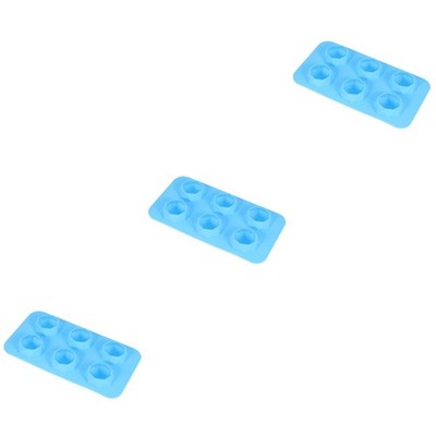  3 STÜCKE 6 Gitter Silikon Eisform Diamantform Eiswürfel Tray Eiswürfel Maker