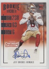 2016 Panini Contenders Rookie Ticket Jeff Driskel #110 Auto 2h5