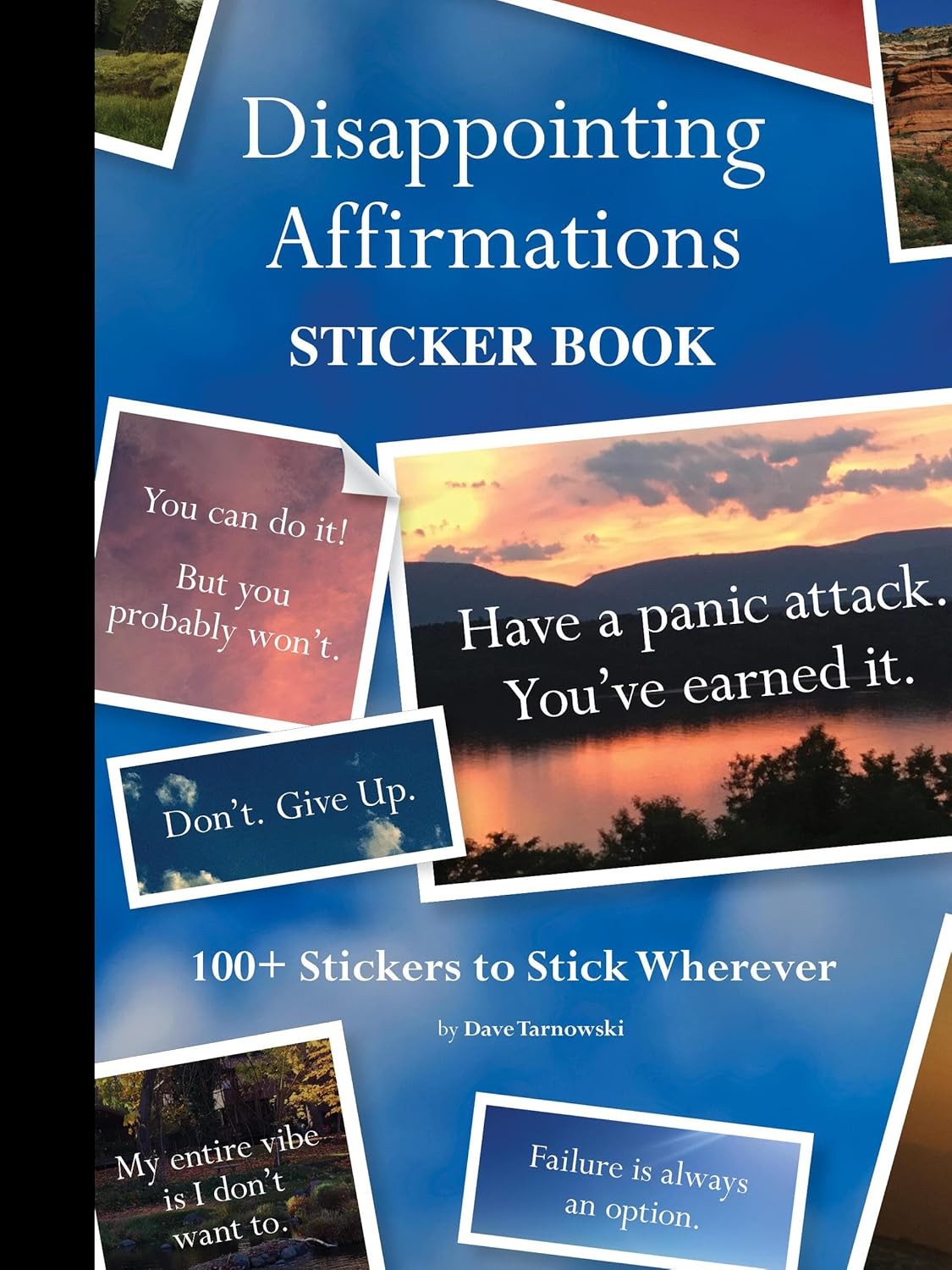 Disappointing Affirmations Sticker Book by Dave Tarnowski (Paperback Book) - Image 5