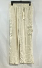 Sanctuary Women's NWT Peace Trooper Cargo Pants Cream Lyocell Sz XS