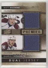 2014-15 Upper Deck Premier Dual Jerseys 6/75 Gabriel Landeskog Matt Duchene av1