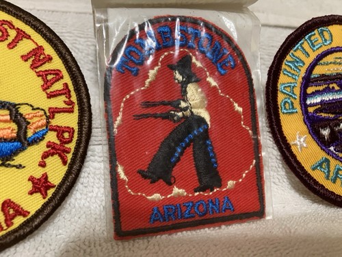 Three Vintage Arizona Sew-On Embroidery Souvenir Patches - Picture 3 of 8