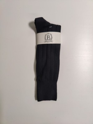 B studio - Women's socks - black- Made in USA - Cotton blend **H4**