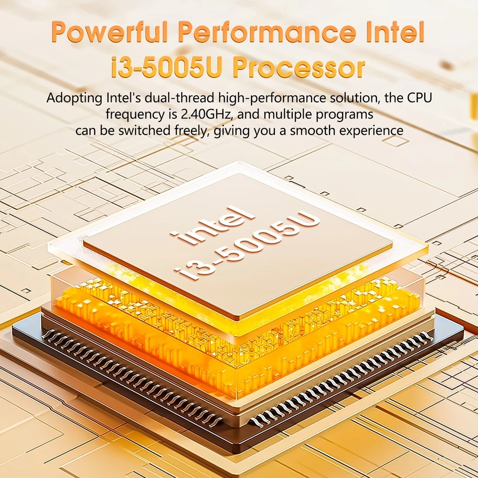 Portátil SGIN 15,6 pulgadas 8 GB DDR4 512 GB SSD Intel Celeron hasta 2,5 GHz 7000 mAh Foto 3 de 4