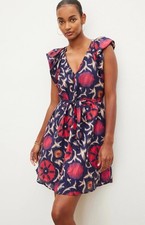 Velvet By Graham & Spencer Jenna Silk-Blend Mini Dress Small Anthropologie