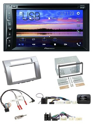 Pioneer Bluetooth 2DIN USB DVD DAB Lenkrad Autoradio für Toyota Corolla Verso 20