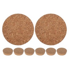 8 Pcs Desktop Glass Planter Hydroponics Vase Container Cork Lids