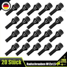 Radschrauben M12x1,5 Radbolzen Kegel 60° SW17 Längenauswahl für BMW Opel Renault