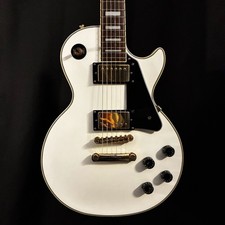 Epiphone Les Paul Custom Pro 2016 Used Mahogany Body White w/Soft Case