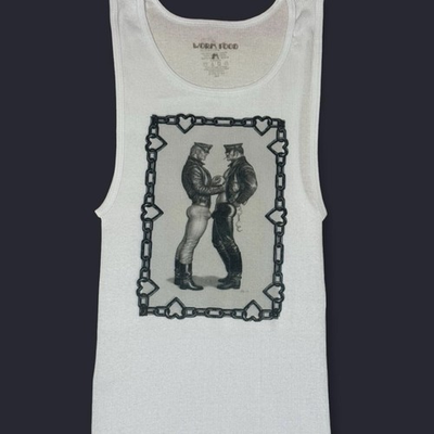 #ad #ad Tom Of Finland Titty Touch Tank Top Gay Leather Daddy Unisex SMLXL $20.00