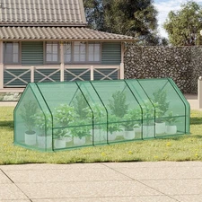 Aoodor 9 x 3 x 3FT. Mini Greenhouse Kit Garden Portable Flower Yard Tunnel Small