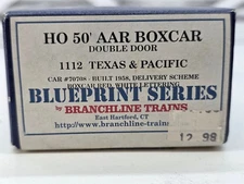Branchline Trains HO Kit 1112 - 50' AAR Double Door Boxcar Texas & Pacific#70708