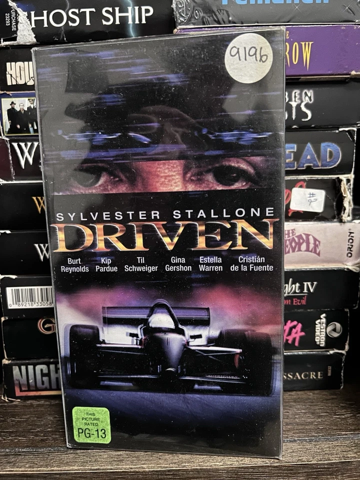 Driven VHS Tape (2001) Late Release Suspense Film In Plastic Protector HTF OOP - Image 2 of 4