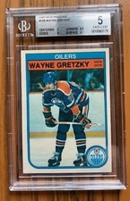 Wayne Gretzky  #106 1982-83  O-Pee-Chee OPC BGS 5 creased great subs