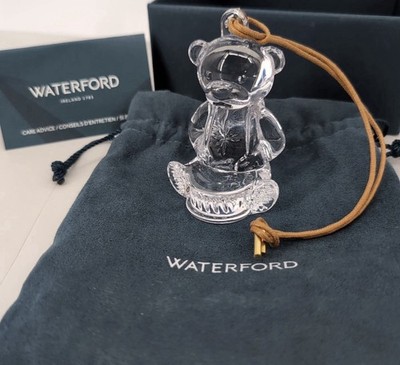 Waterford 2024 Annual Baby's 1st Christmas Teddy Bear Ornament # 1071520 W/ Box