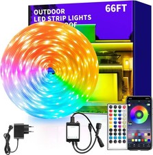  20M Wasserdicht Outdoor LED Strip Light mit Remote/APP Control Musik 