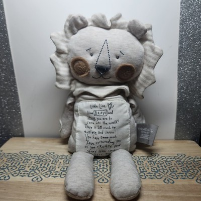 Noah Ark Brave Little Lion Stuff Plush Toy  By Demdaro