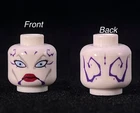 Lego Star Wars Minifigure Asajj Ventress 7676 HEAD ONLY Sw0318 Sw0195