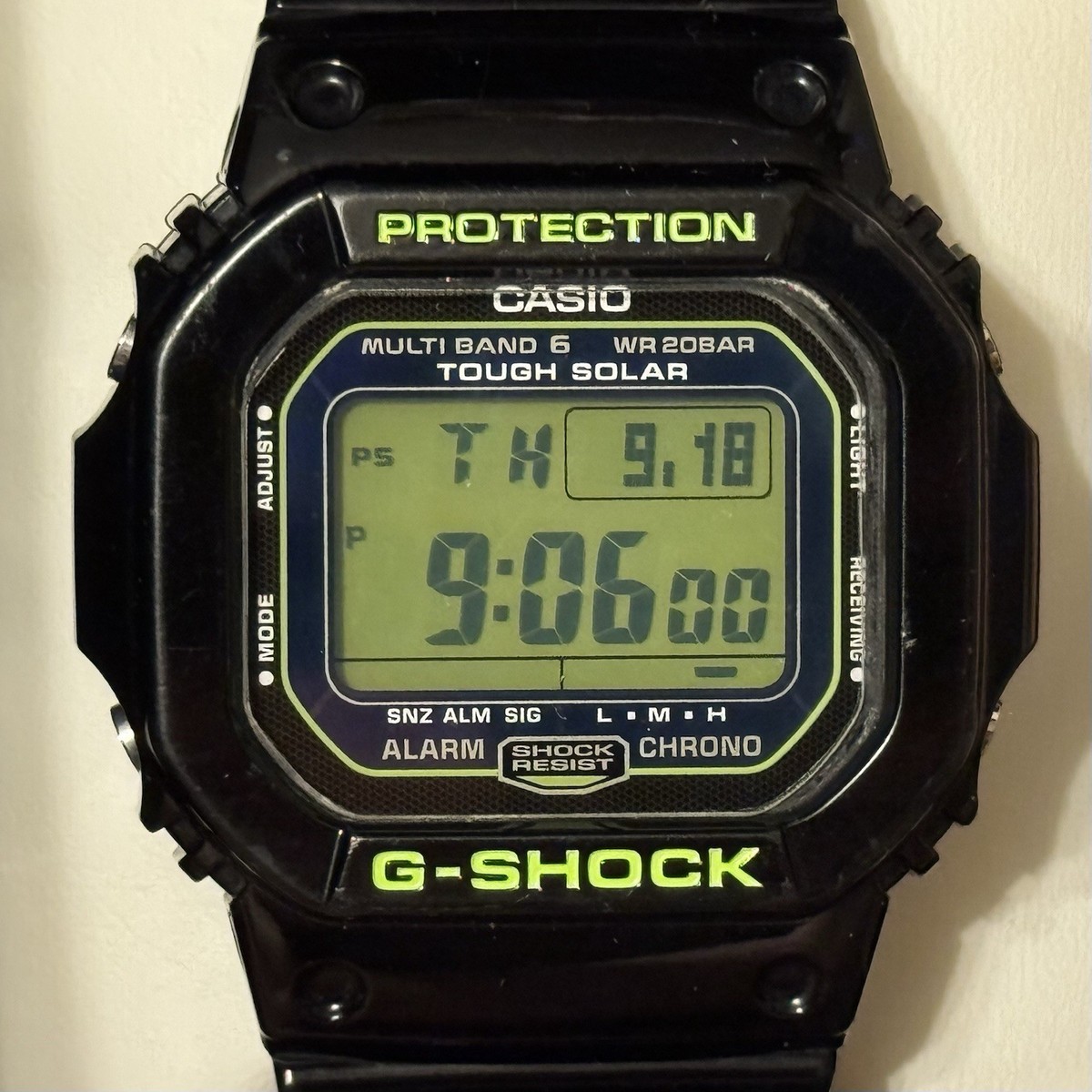 Casio G-Shock GW-M5610B-1 “Zombie” Tough Solar Atomic Square