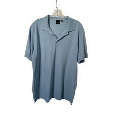 Men's Hugo Boss Pima Cotton Polo Shirt Short Sleeve Mens Size XL Light Blue