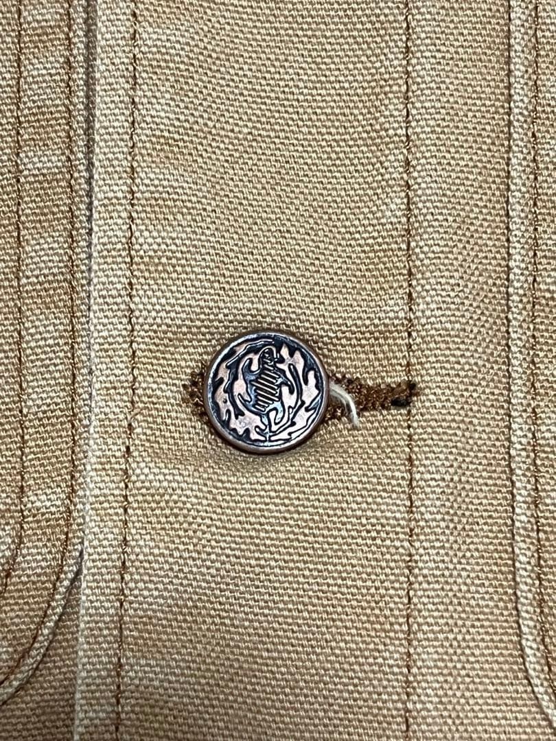 Pointer duck Coverall long sleeve button logo poc… - image 9