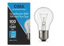 100W PREMIUM BRAND BELL TRIPLE LIFE GLS ES E27 CLEAR LIGHT BULBS X 10 FREE SHIP