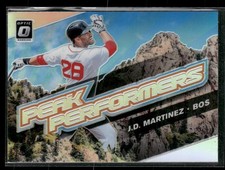 2019 Donruss Optic #PP-9 J.D. Martinez Peak Performers Holo