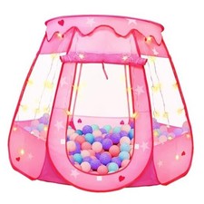 Pop Up Princess Tent with Star Light, Toys for 1 2 3 Year Old Girl Birthday