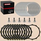 Clutch Friction Steel Plates for Harley Softail Fat Boy Dyna FXDL Electra Street