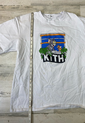 Kith X Tom And Jerry White T Shirt Size L - Read | eBay