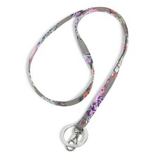 Vera Bradley "Hope Blooms" Recycled Cotton Lanyard for ID Holder and Key Chain