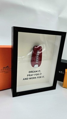 Ferrari Schlüssel Supersportwagen Motivation Wandbild Deko Geschenkidee gerahmt Deko