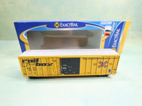 EXACTRAIL EE16023 HO Scale Evans 5277 Single Door Box Car Railbox #50481 - Picture 1 of 7