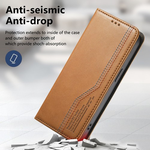 Leather Flip Stand Card Slots Case For Samsung Galaxy S25 Ultra|+ S25Edge S24  - Afbeelding 34 van 59