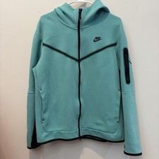 Nike Tech Fleece Windrunner Zip Up Hoodie Blue Large