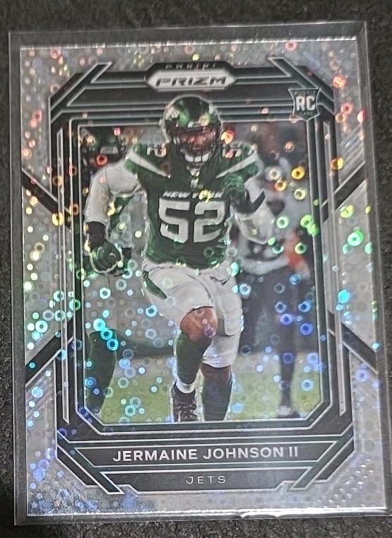2022 Prizm Rookies No Huddle Prizm Jermaine Johnson II #375 Rookie RC Jets Disco