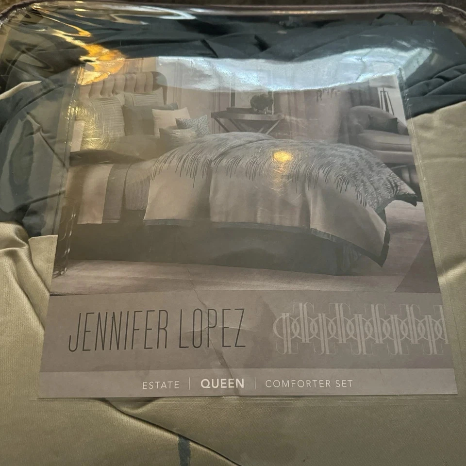 Jennifer Lopez Estate Queen size Comforter Set bedding comfort qn 4 Piece - Image 2 of 4