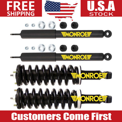 Monroe Matic Plus Front Struts Rear Shocks For 1996-2002 Toyota 4Runner 4WD