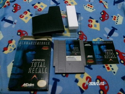 #968 TOTAL RECALL NES CIB Nice!