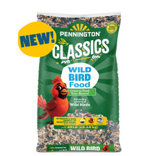 Pennington Classic Wild Bird Feed and Seed, 40 lb. Bag, Dry, 1 Pack