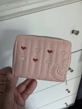 Mini pink wallet
