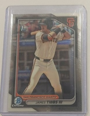 2024 Bowman Draft - Chrome James Tibbs III #BDC-40 (RC)