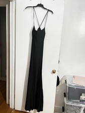 Black Spaghetti Strap Maxi Dress