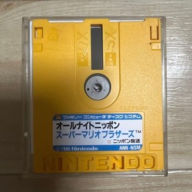 All Night Nippon Super Mario + Clu Clu Land Nintendo Famicom Disk Japan used