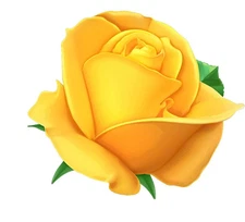 YELLOW ROSE FLOWER DECAL 3M USA MADE STICKER CAR TRUCK WINDOW WALL LAPTOP