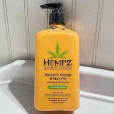 New Sealed Hempz Mandarin Orange  Key Lime Herbal Body Moisturizer 500 ml Rare