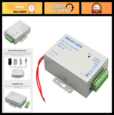 12V Power Supply Controller 3A/5A AC110V-240V for Door Access Control, Electric