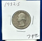 1932-S Washington Quarter - Higher Grade - Fully Readable Devices - Original